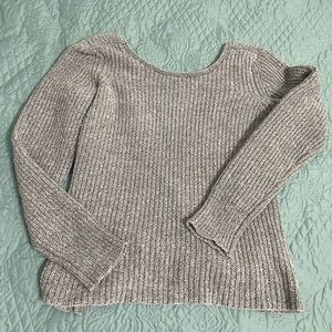 American Eagle Outfitters Heathered Gray Sweater